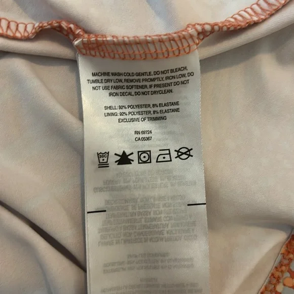 Columbia Orange Patterned Athletic Dress - Picture 4 of 6